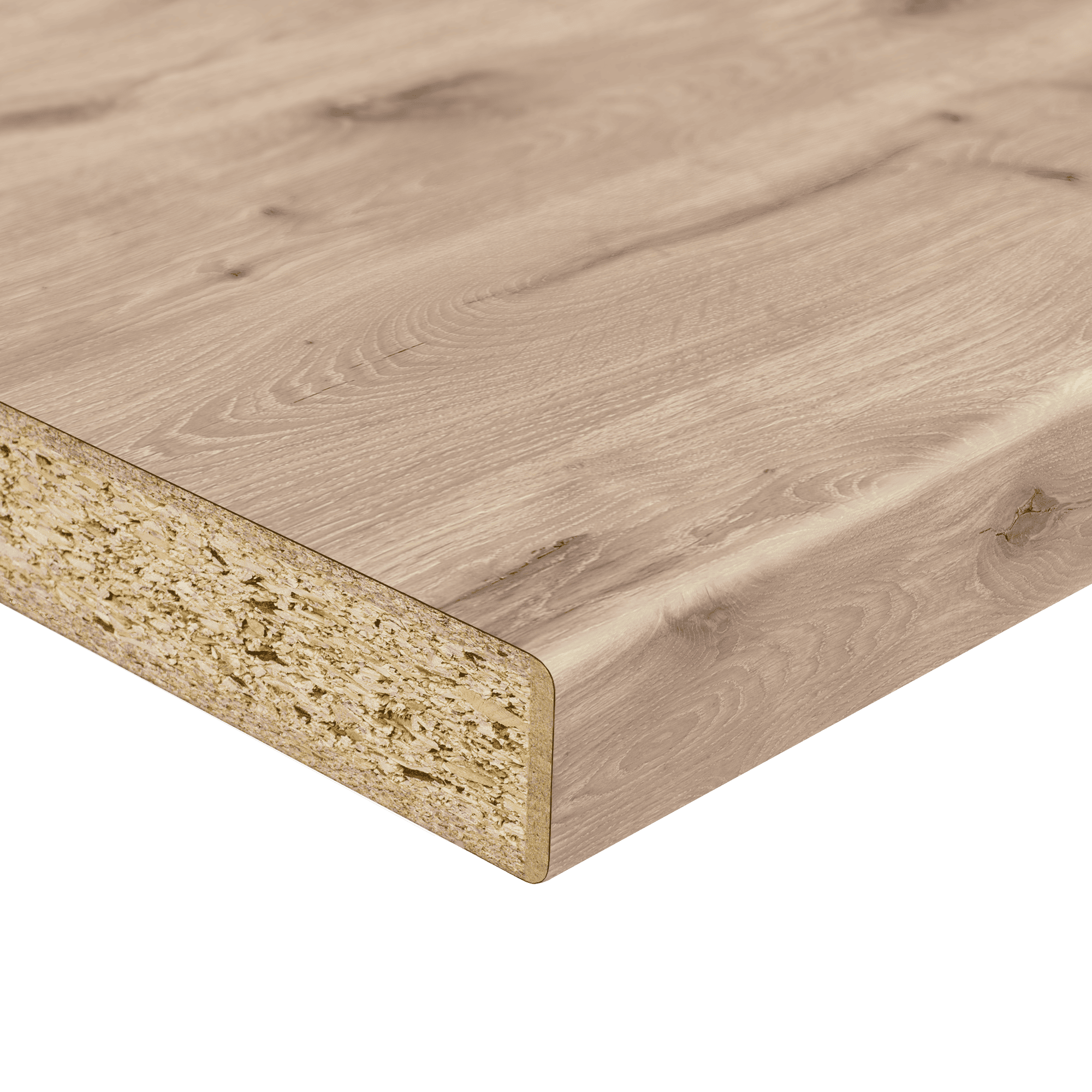 Blat Dąb Latte NA 38mm 4100x600mm R3 | Swiss Krono wygląd